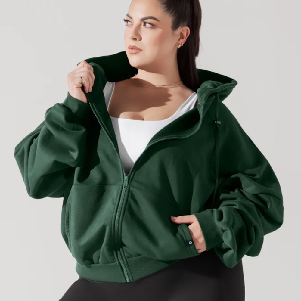 Zip Cloud Hoodie - Game Time Green